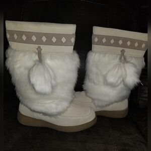 Cougar Faux Fur Winter Boots Women's Size 6
